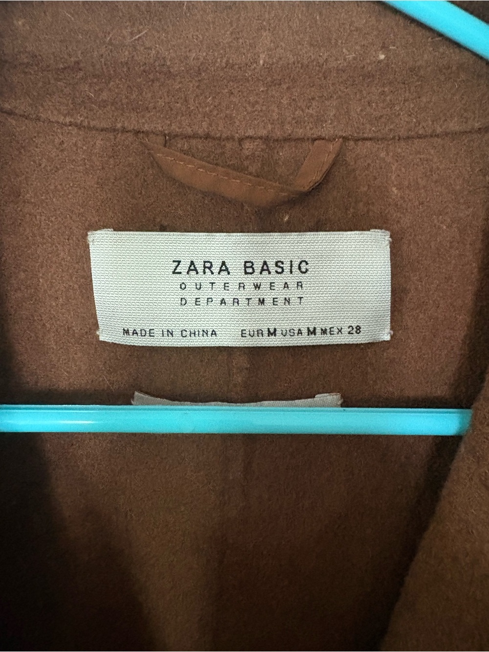 Zara basic brown jacket - Picture 3 of 4